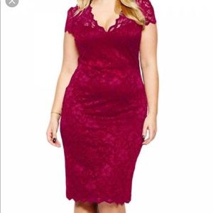 🌹NWTs Burgundy Lace Dress🌹
